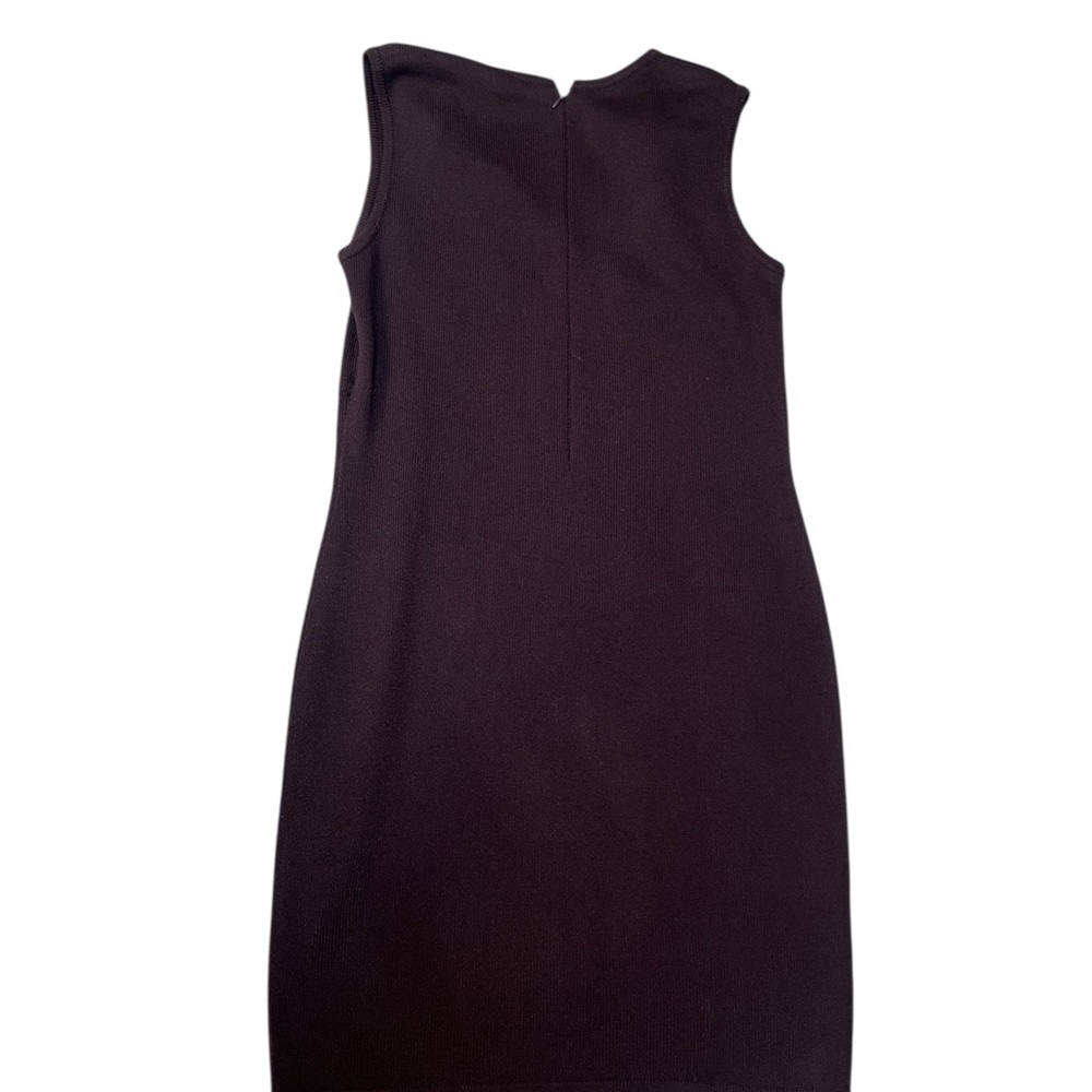 St. john SJK Elegant brown Sleeveless Dress. Mint condition.
